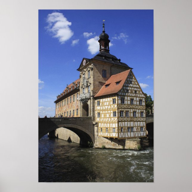 Bamberg, Tysklanda Rathaus Poster (Framsidan)