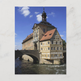 Bamberg, Tyskland's Rathaus Vykort
