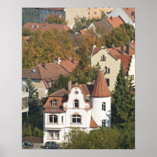 Bambergs Tysklanda Skyline Poster