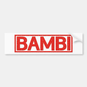 Bambi frimärke bildekal