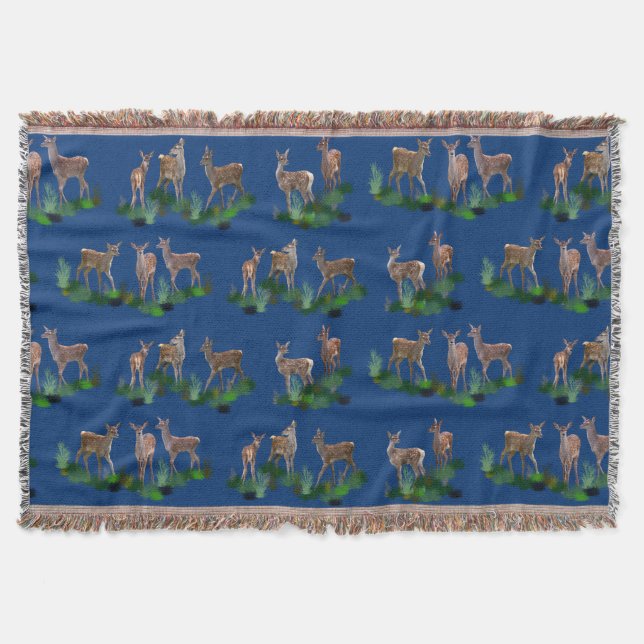 Bambi Meadow Throw Blanket (flottan) Filt (Framsidan)