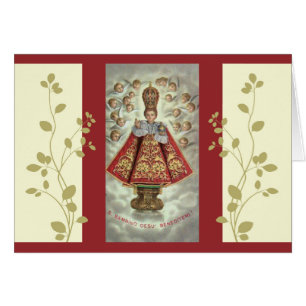 Bambino Gesu Infant of Prag Hälsningskort