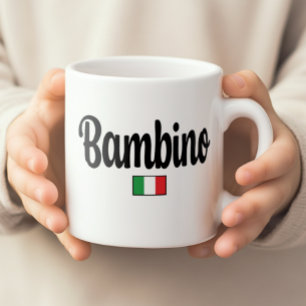 Bambino Italiensk Flaggmugg Kaffemugg
