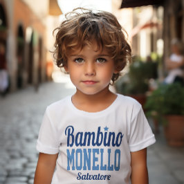 Bambino Monello Funny Italy Little Boy's T Shirt