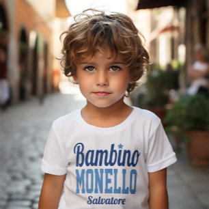 Bambino Monello Funny Italy Little Boy's T Shirt