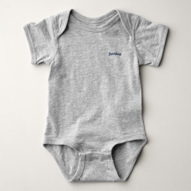 Bambino / Pojke' Mammaprada Bodykosti, Grått Tröja (Framsida)