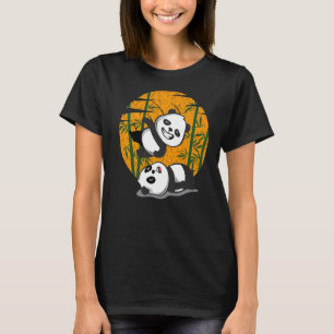 Bamboeingdjur av kinesisk bambu ska t shirt