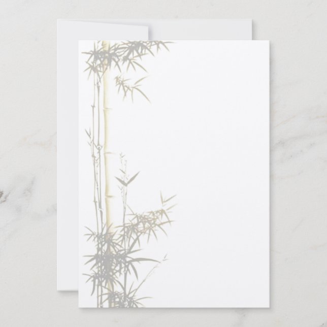 Bamboinbjudan Inbjudningar (Framsida)