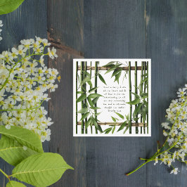 Bamboo Anpassade Bibe Verse Anpassningsbar Julkort