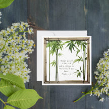 Bamboo Anpassade Bibe Verse Flat Card