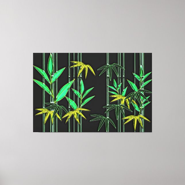 Bamboo Art 3 Canvastryck (Framsida)