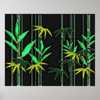 Bamboo Art 3 Poster