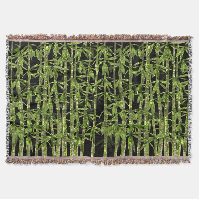 Bamboo Art 4a Throw Blanket Filt (Framsidan)