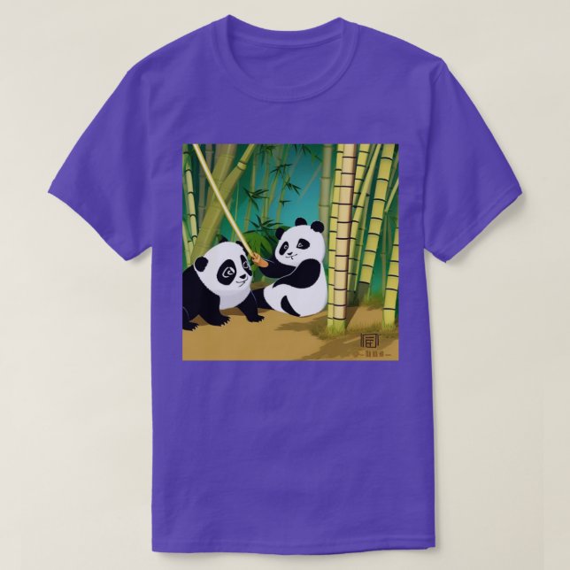 Bamboo Babe Panda Graphic T Shirt (Design framsida)