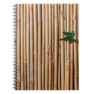 Bamboo-barriären skärm-staket anteckningsbok