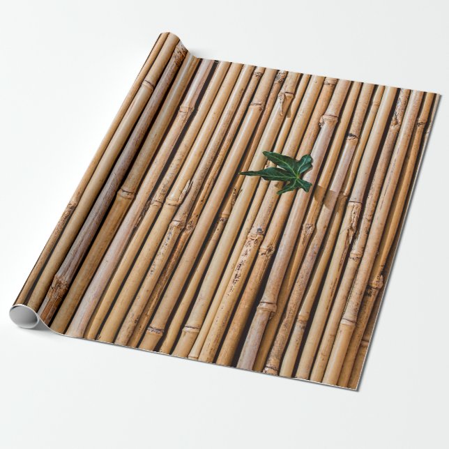 Bamboo-barriären skärm-staket presentpapper (Utrullad)