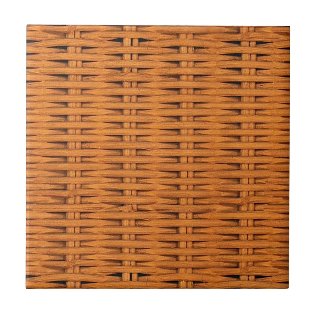 Bamboo Basket Weave Kakelplatta (Framsidan)
