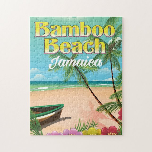 Bamboo Beach Jamaica Pussel (Vertikal)