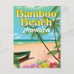 Bamboo Beach Jamaica Vykort