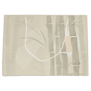 Bamboo, beige bakgrund