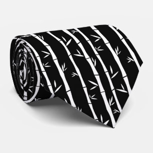 Bamboo Black and White Anpassningsbar Slips