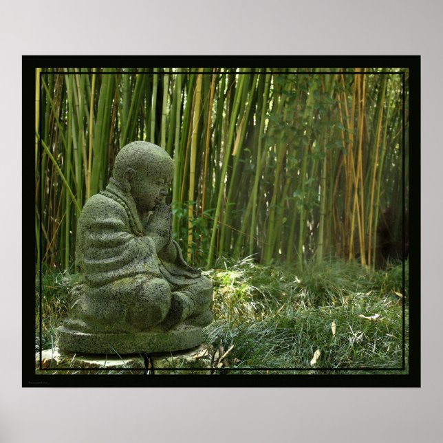 Bamboo Buddha Print -24x20 -andra storlekar tillgä Poster (Framsidan)