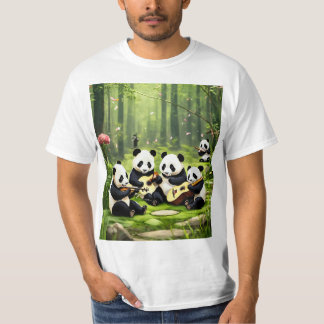 Bamboo Bunch Bunch Bunch Bunch Pandas T Shirt