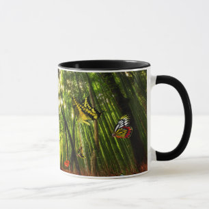 Bamboo & Butterfly Art 2 Mugg