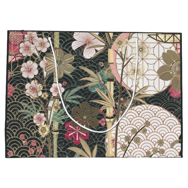 Bamboo Cherry Blommars Art Deco-design (Baksidan)