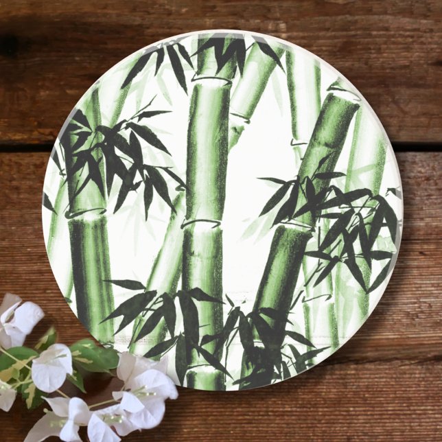 Bamboo Chinese Art - one - grönt Underlägg (Skapare uppladdad)