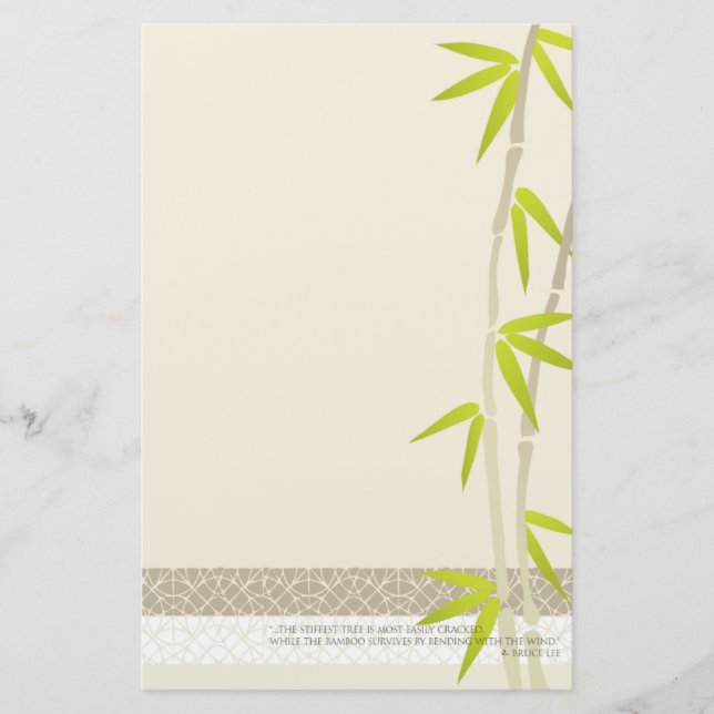 Bamboo Design-mall Brevpapper (Framsida)
