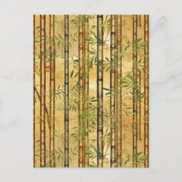 Bamboo Forest Chiyogami Vykort