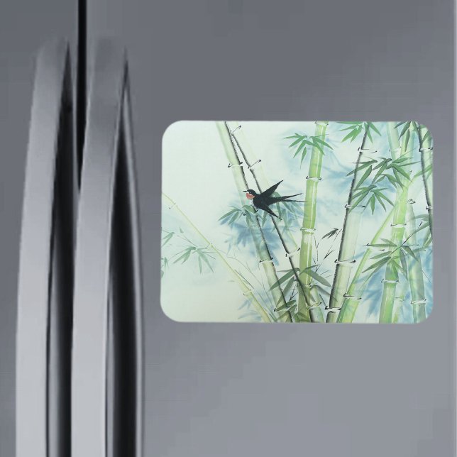 Bamboo Forest - grönten Magnet (Skapare uppladdad)