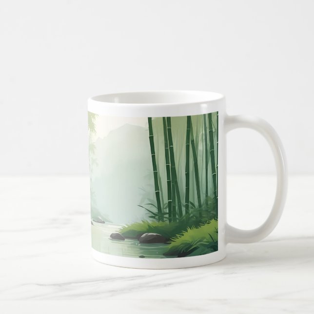 Bamboo Forest med floden Kaffemugg (Höger)