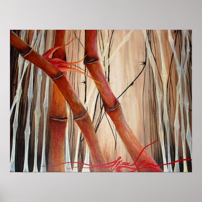 Bamboo Forest Poster (Framsidan)