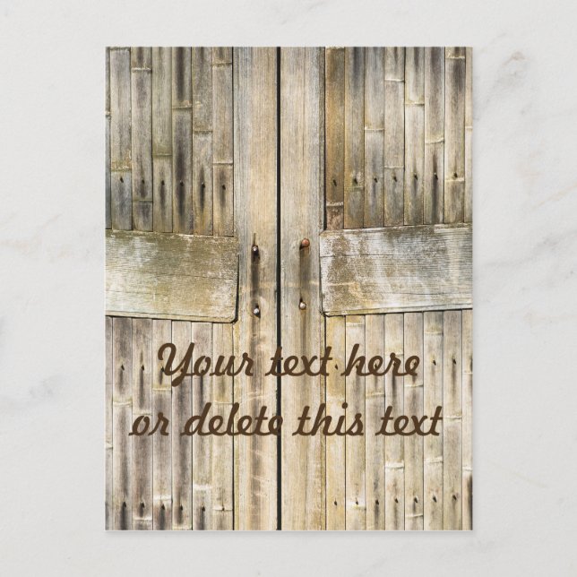 Bamboo grind vykort (Framsida)