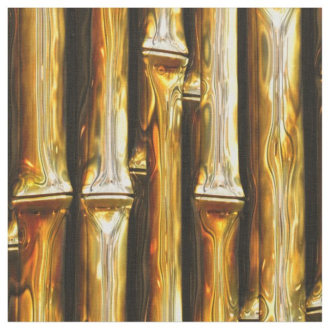 Bamboo Guld 2A Anpassningsbar Fabric Tyg (Närbild)