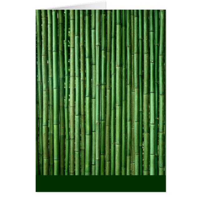 Bamboo Hälsningskort (Framsidan)