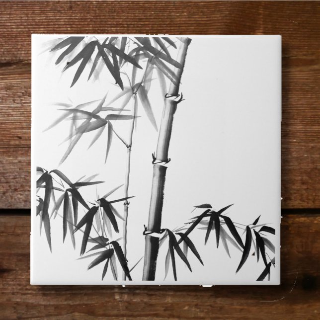 Bamboo - kinesiska Stil - oinramat Kakelplatta (Skapare uppladdad)