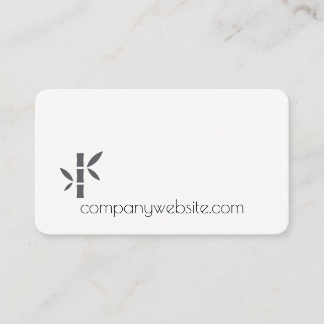 Bamboo Landscaping Spa Visitkort (Framsida)