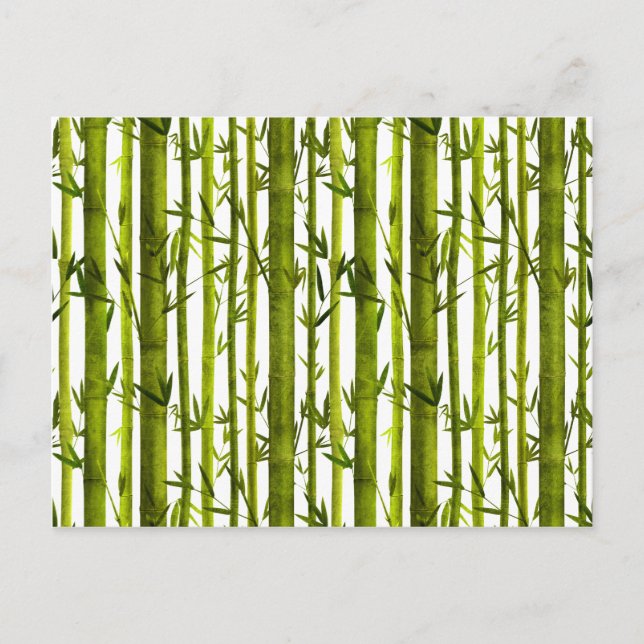 Bamboo Lessons Vykort (Framsida)