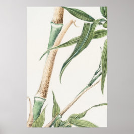 Bamboo Löv Vintage Art Poster