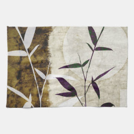 Bamboo Måne Höst löv Kökshandduk