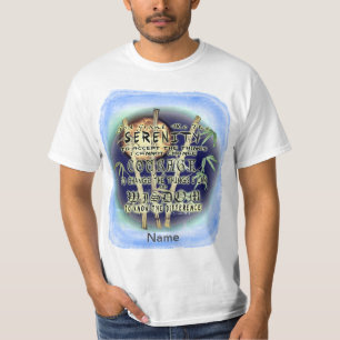Bamboo Måne Serenity Prayer T Shirt