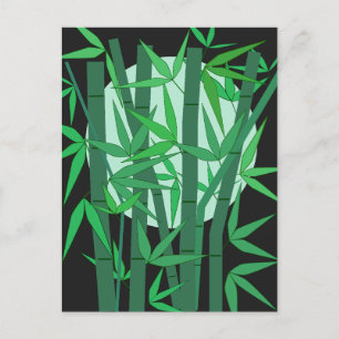 Bamboo Måne Vykort