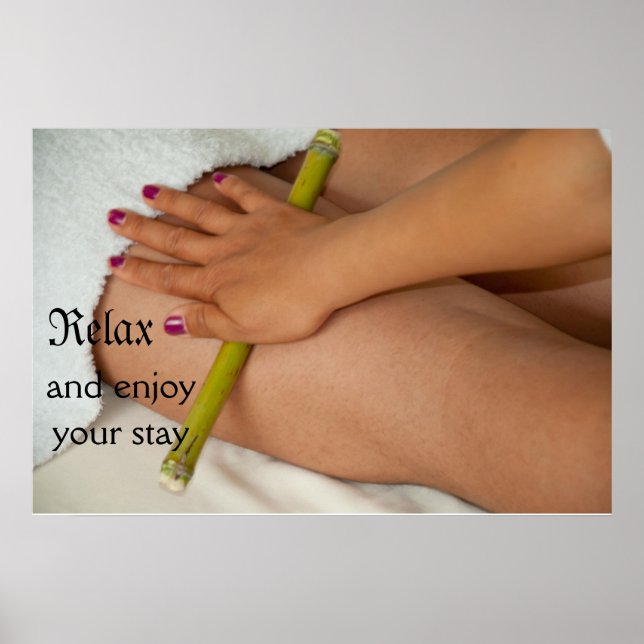 Bamboo Massage Poster (Framsidan)