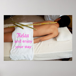 Bamboo Massage Poster
