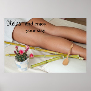 Bamboo Massage Verktyg Beside Ben Poster