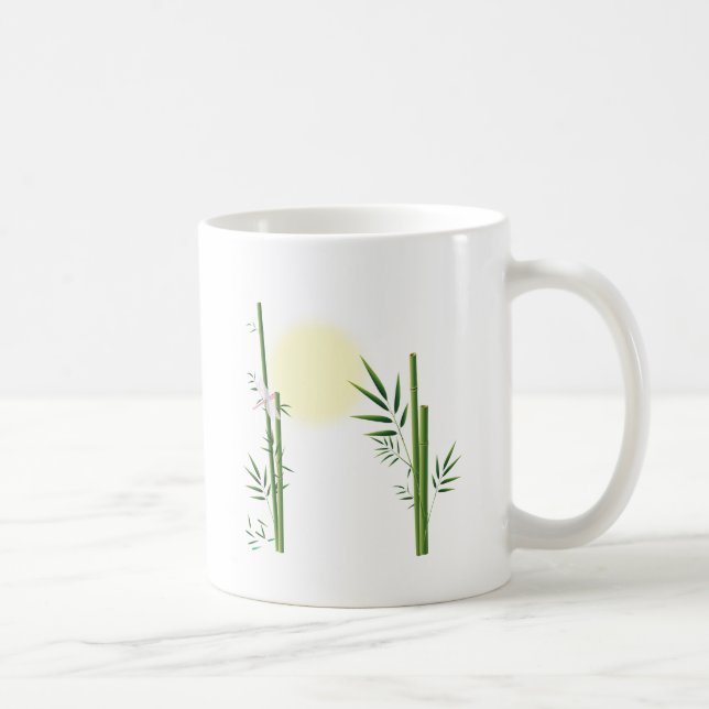 Bamboo och Dragonfly Kaffemugg (Höger)