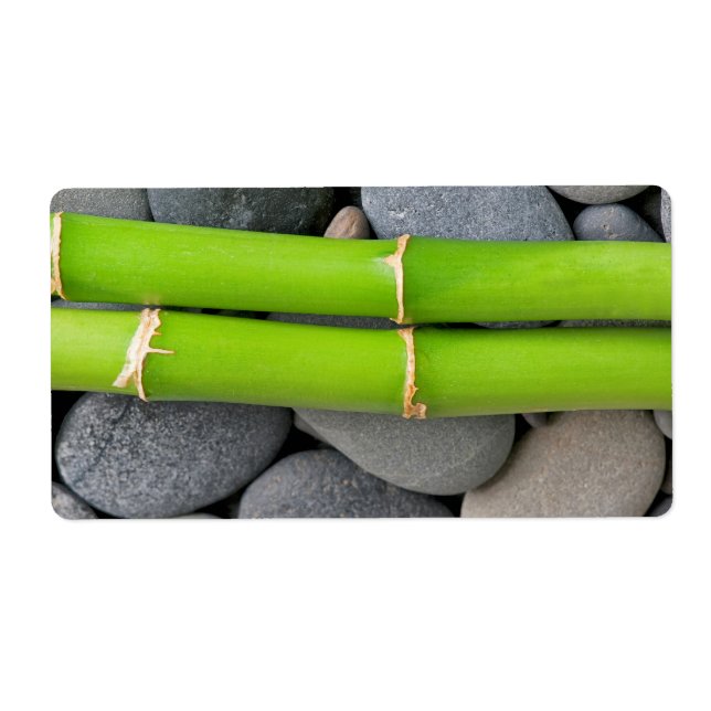 Bamboo och pebble fraktsedel (Framsidan)